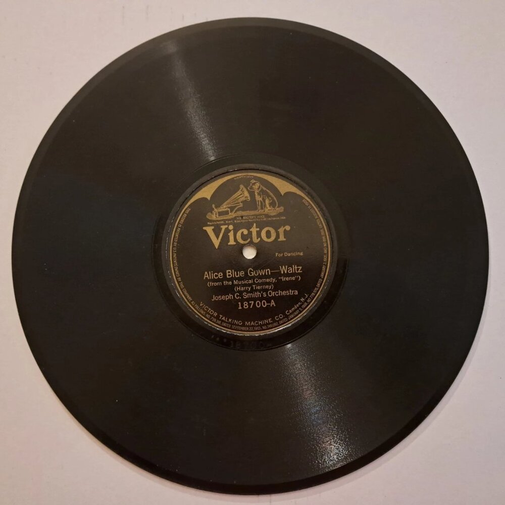 VICTOR Record 78 rpm 18700 TRIPOLI / ALICE BLUE GOWN 1920